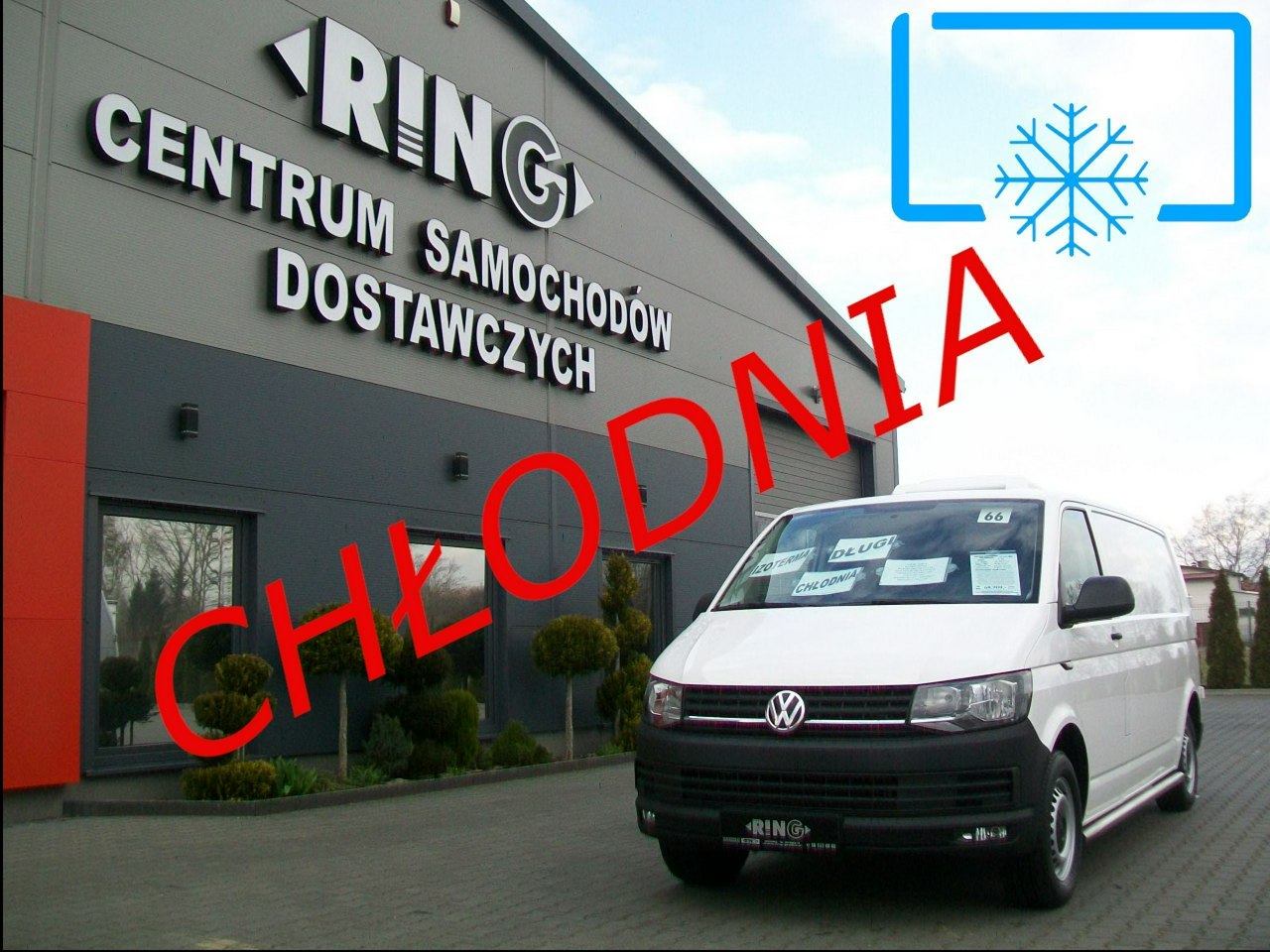 Volkswagen Transporter T6 2,0TDI 102KM A/C CHŁODNIA DŁUGI MODEL 16r NR 66