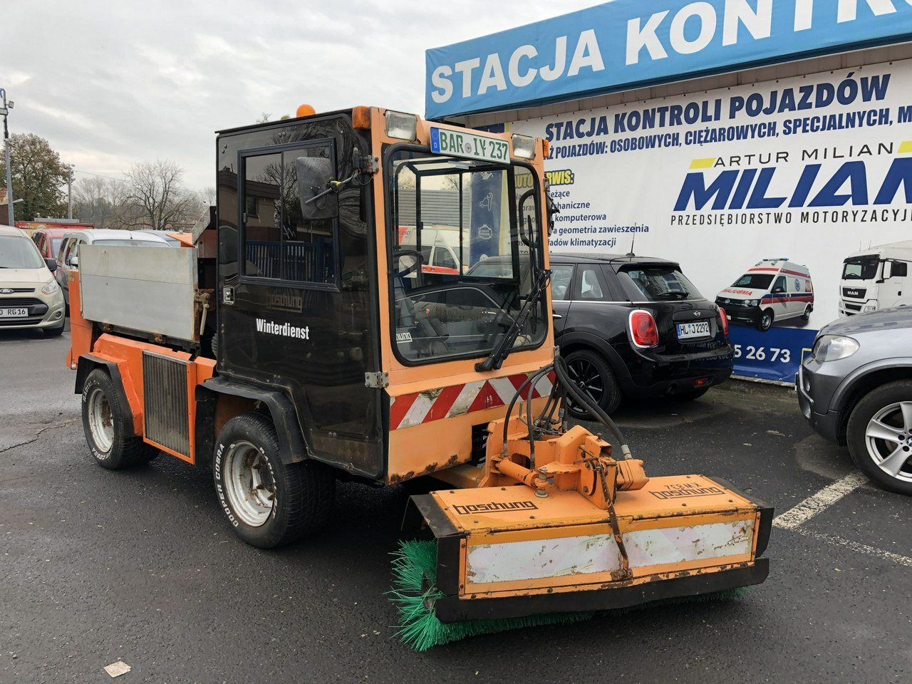 Multicar inny Boschung Multicar Zamiatarka Odśnieżarka posypywarka wywrotka