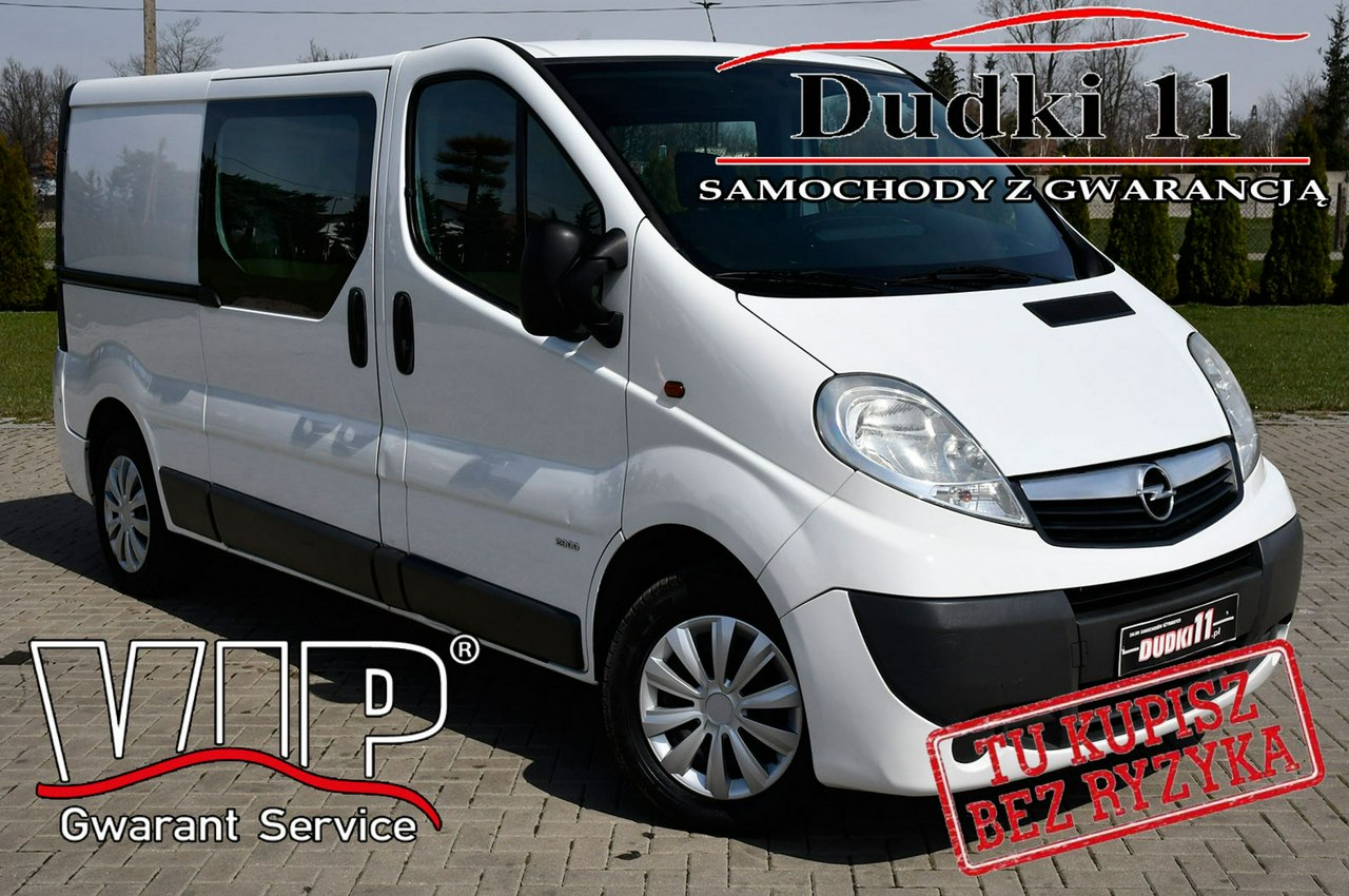 Opel Vivaro 2,0D LONG,Klimatyzacja,5 osób,el.szyby.Centralka.Kredyt.GWARANCJA