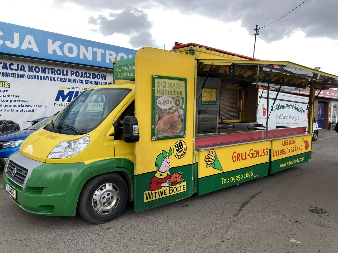 Fiat Ducato Ducato Autogrill Gastronomiczny Food Truck Foodtruck imbis