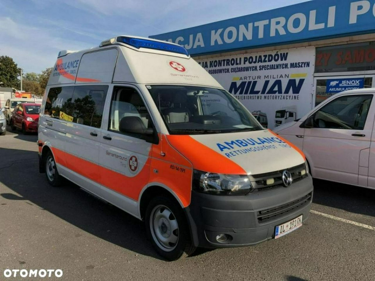 Volkswagen Transporter VW T6 Ambulans Karetka 4X4 180KM DINEN 1789 Model 2013 Klima