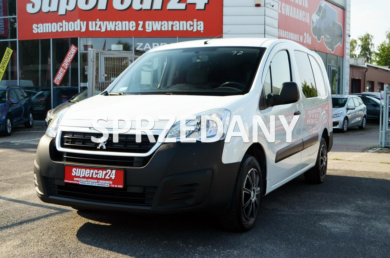 Peugeot Partner Peugeot Partner 1.6 / L2H1 / Długi / 5 os. / Klima / FV23% / Salon PL