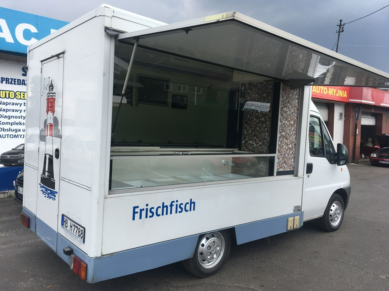 Fiat Ducato Autosklep wędlin Ryb Gastronomiczny Food Truck Foodtruck 2004