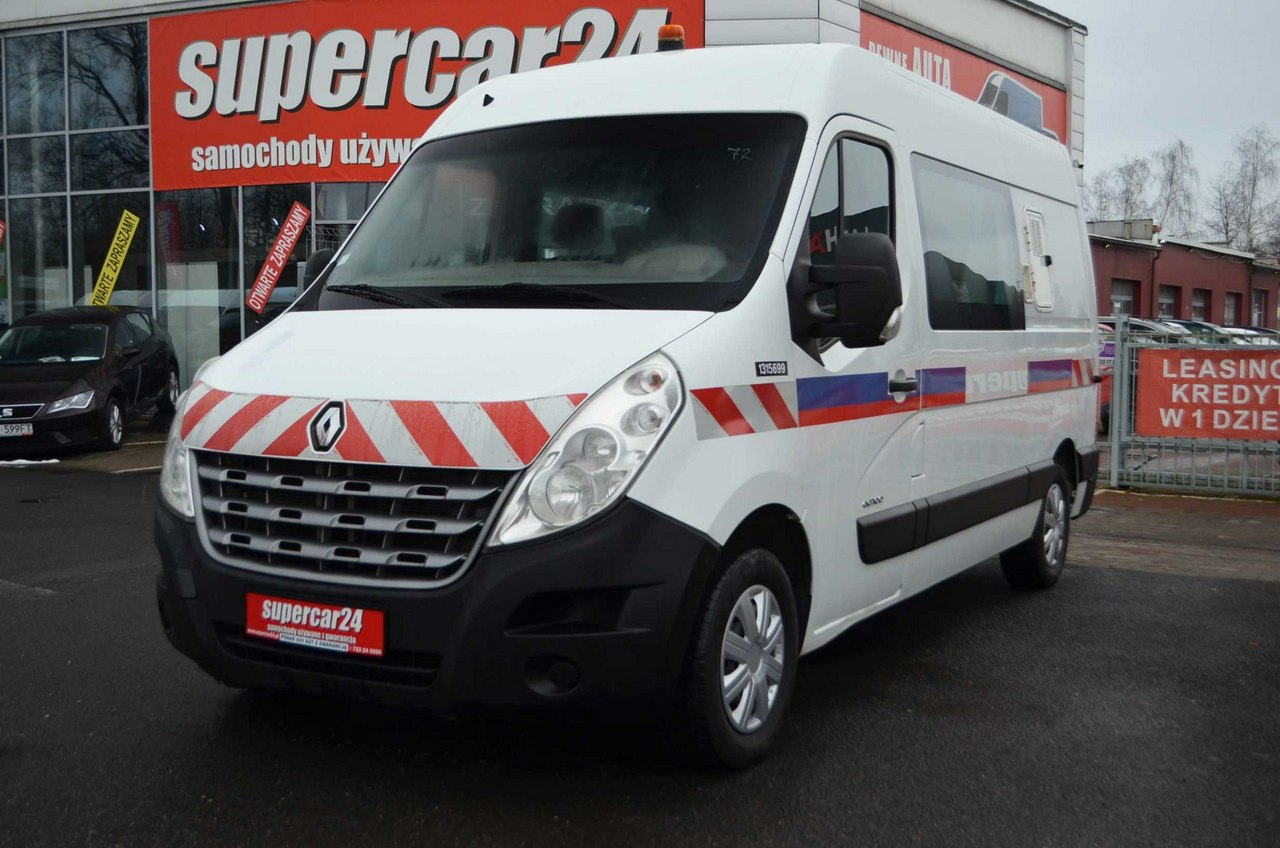 Renault Master RENAULT MASTER 2,3 / 125 KM / 7 os. / DOKA / KLIMA / HAK / ASO / FV23%