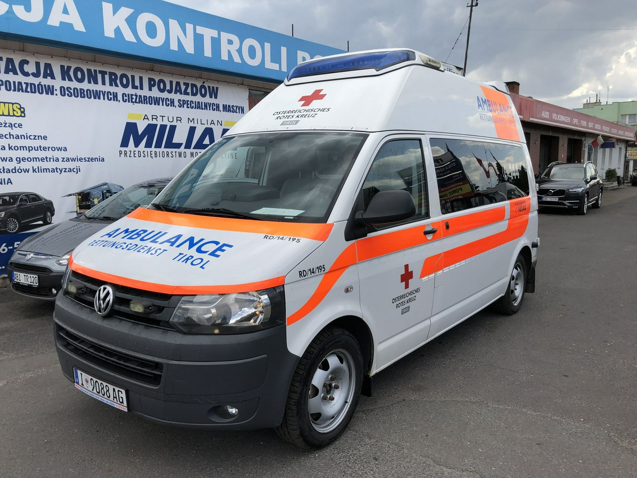 T6 Ambulans Karetka 4X4 2,0TDI 180KM 300750km DIN 1789 Super stan
