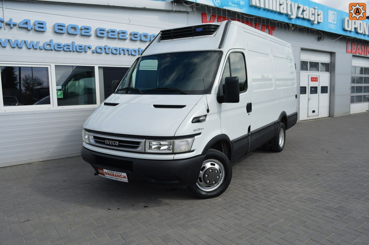 Iveco Daily 40C17. 3.0 HTP. Automat. Chłodnia dwukomorowa. DMC 3500 kg.