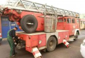 Magirus inny Straż Pożarna Drabina Strażacka 30 metrów
