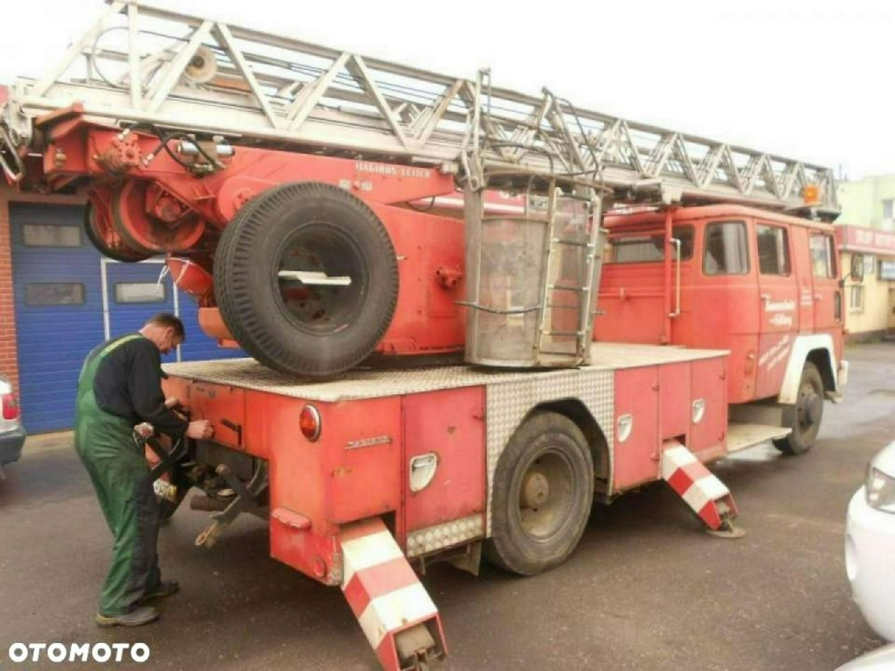 Magirus inny Straż Pożarna Drabina Strażacka 30 metrów