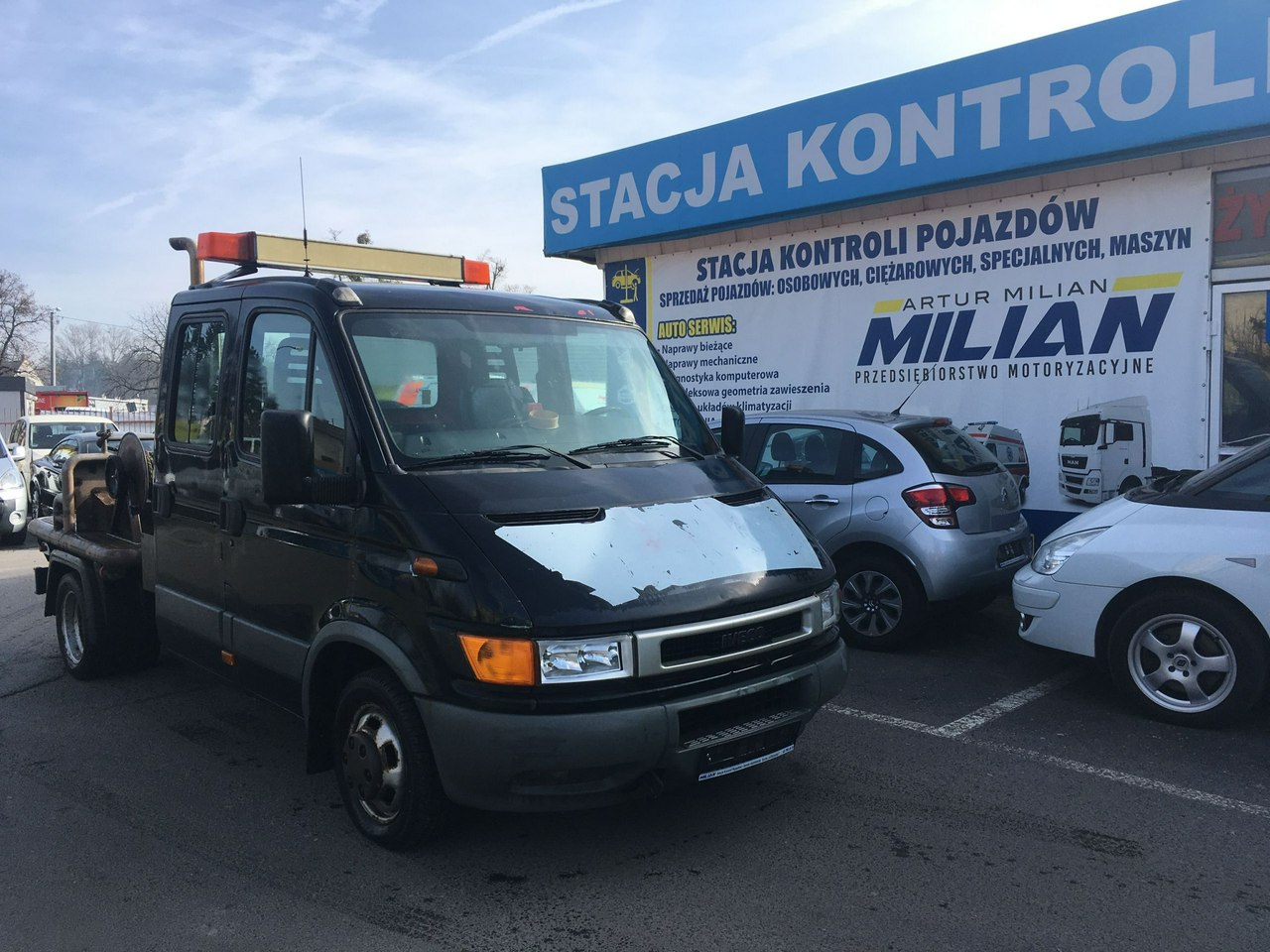 Iveco Daily 35C12 IVECO z wyciągiem do sieci rybnych wyciągarka portowa kuter motorówka