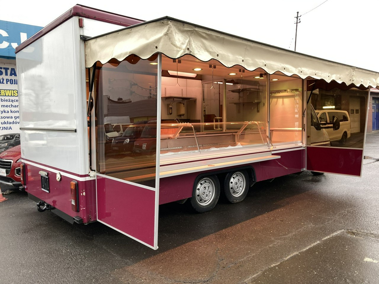 Fiat Ducato Ducato Autosklep Wędli Gastronomiczny Food Truck Foodtruck Borco sklep