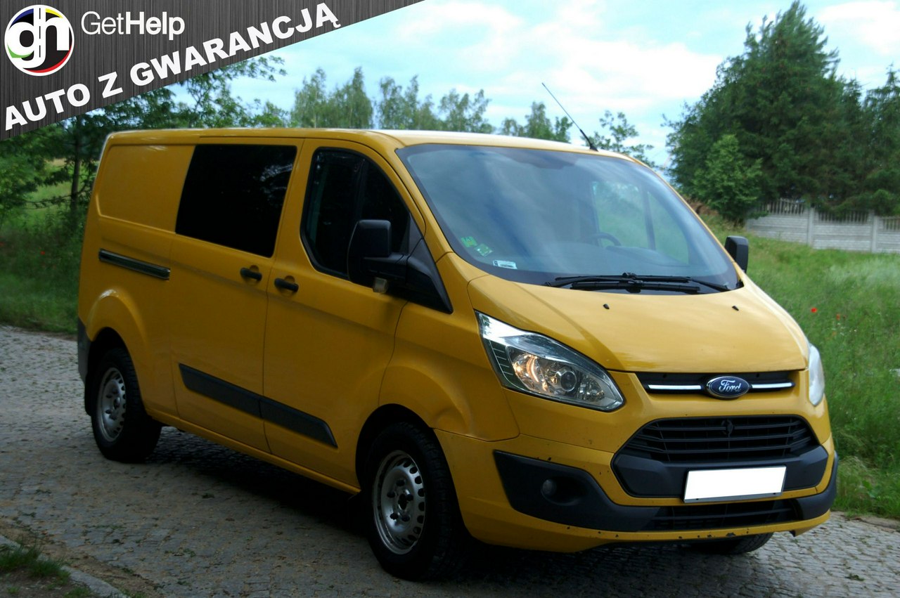 Ford Transit Custom 2,2 diesel 155 KM funkcja ECO, 6 Osobowy !!!