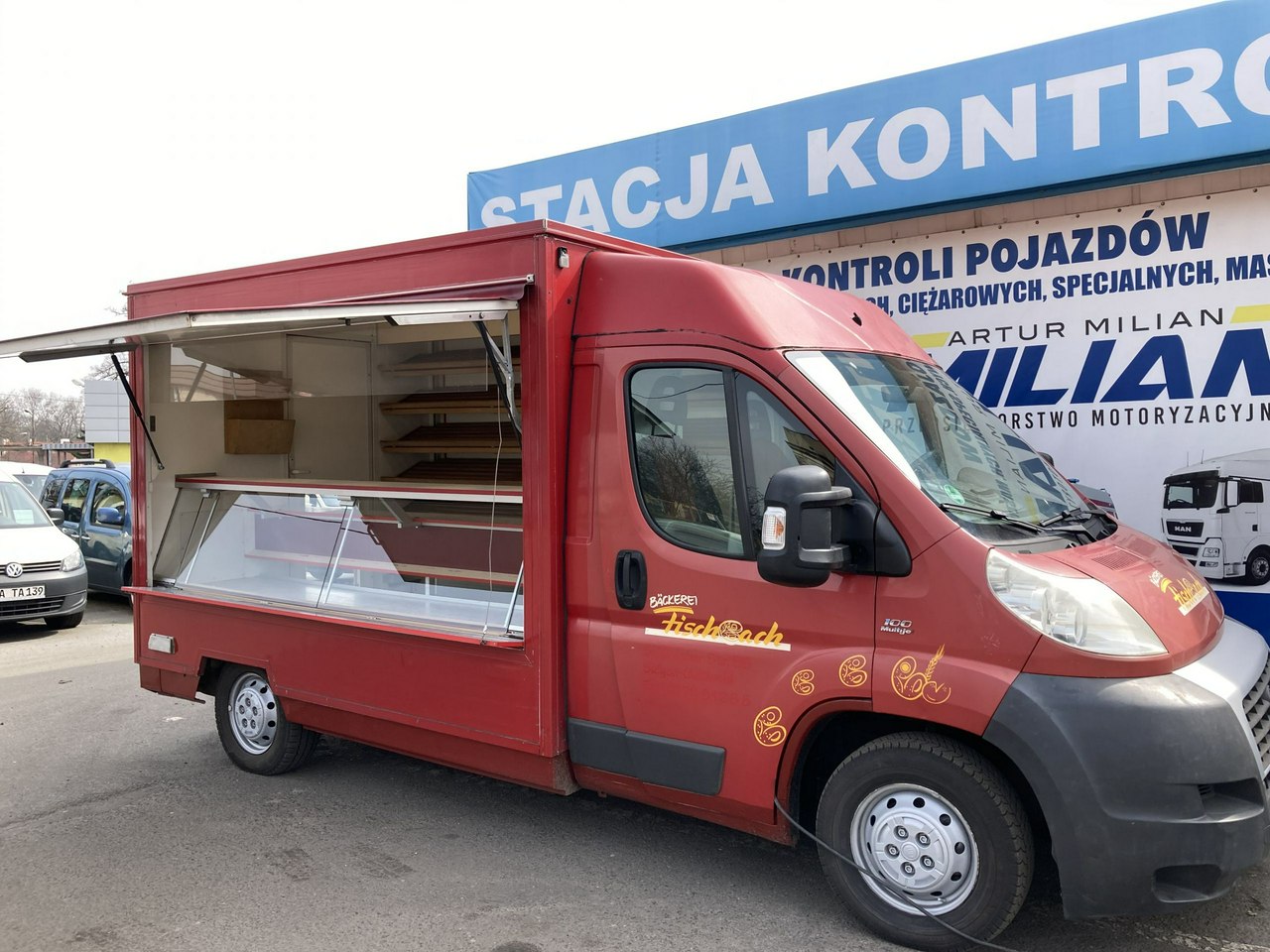 Fiat Ducato Ducato Autosklep pieszy Sklep Gastronomiczny Food Truck Foodtruck 2007