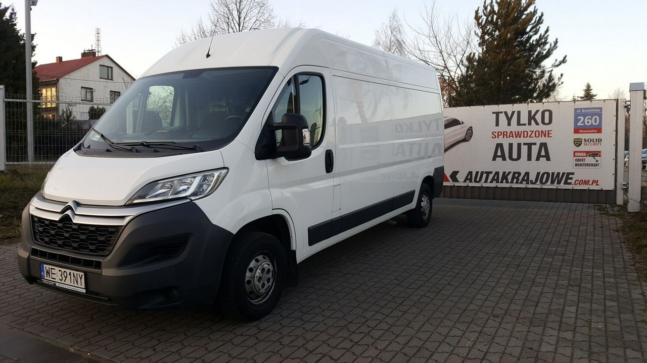 Citroen Jumper L3H2 2.0HDI 130KM, 1 wł, salon PL, FV 23%, gwarancja