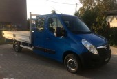 Opel Movano Skrzynia Otwarta DOKA 7 osób Brygadówa