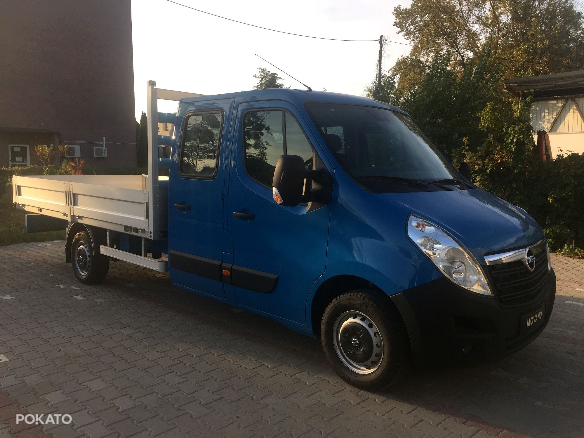 Opel Movano Skrzynia Otwarta DOKA 7 osób Brygadówa