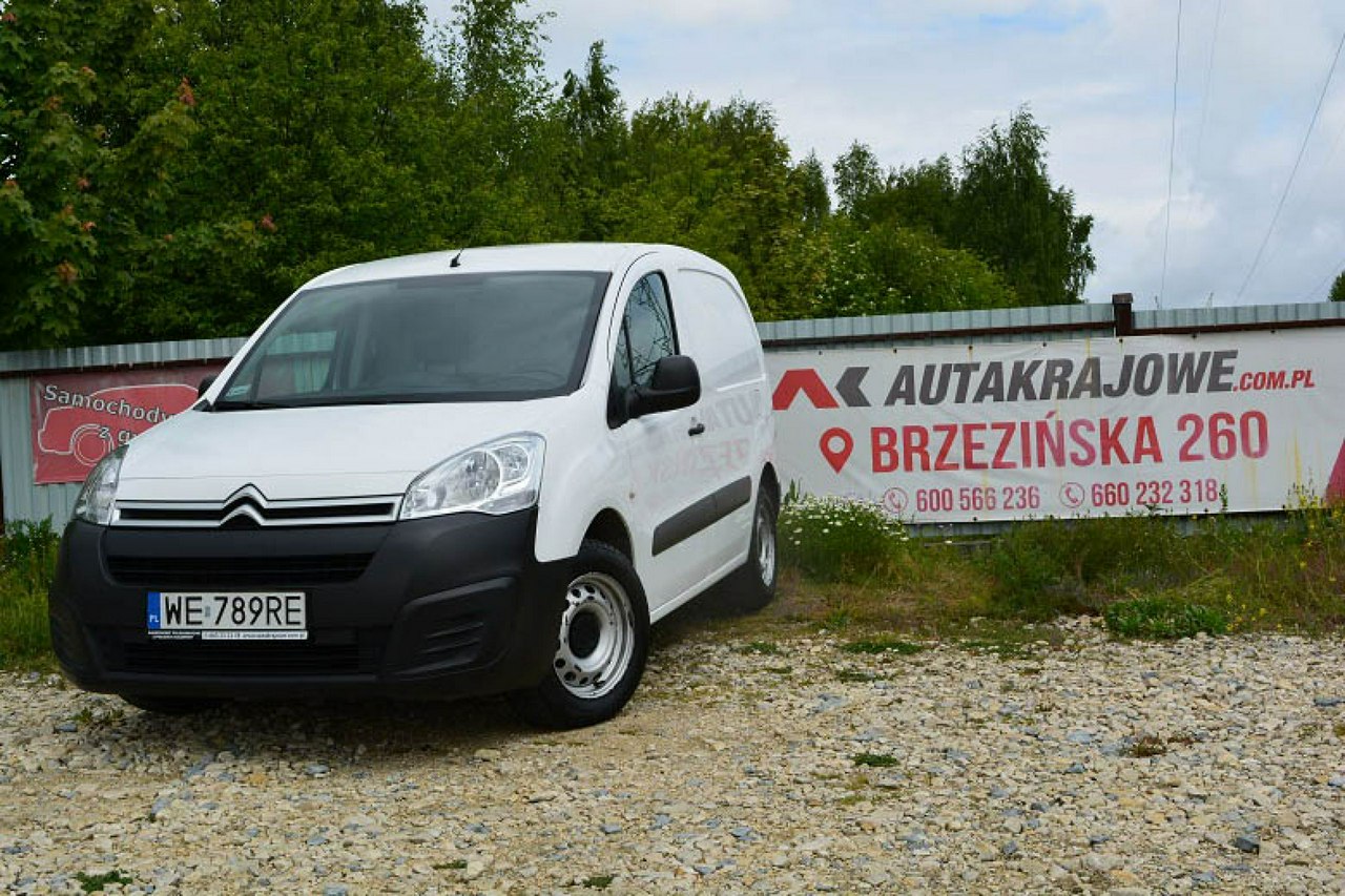 Citroen Berlingo 1.6HDI 90KM, 1 wł, salon PL, fvat 23%