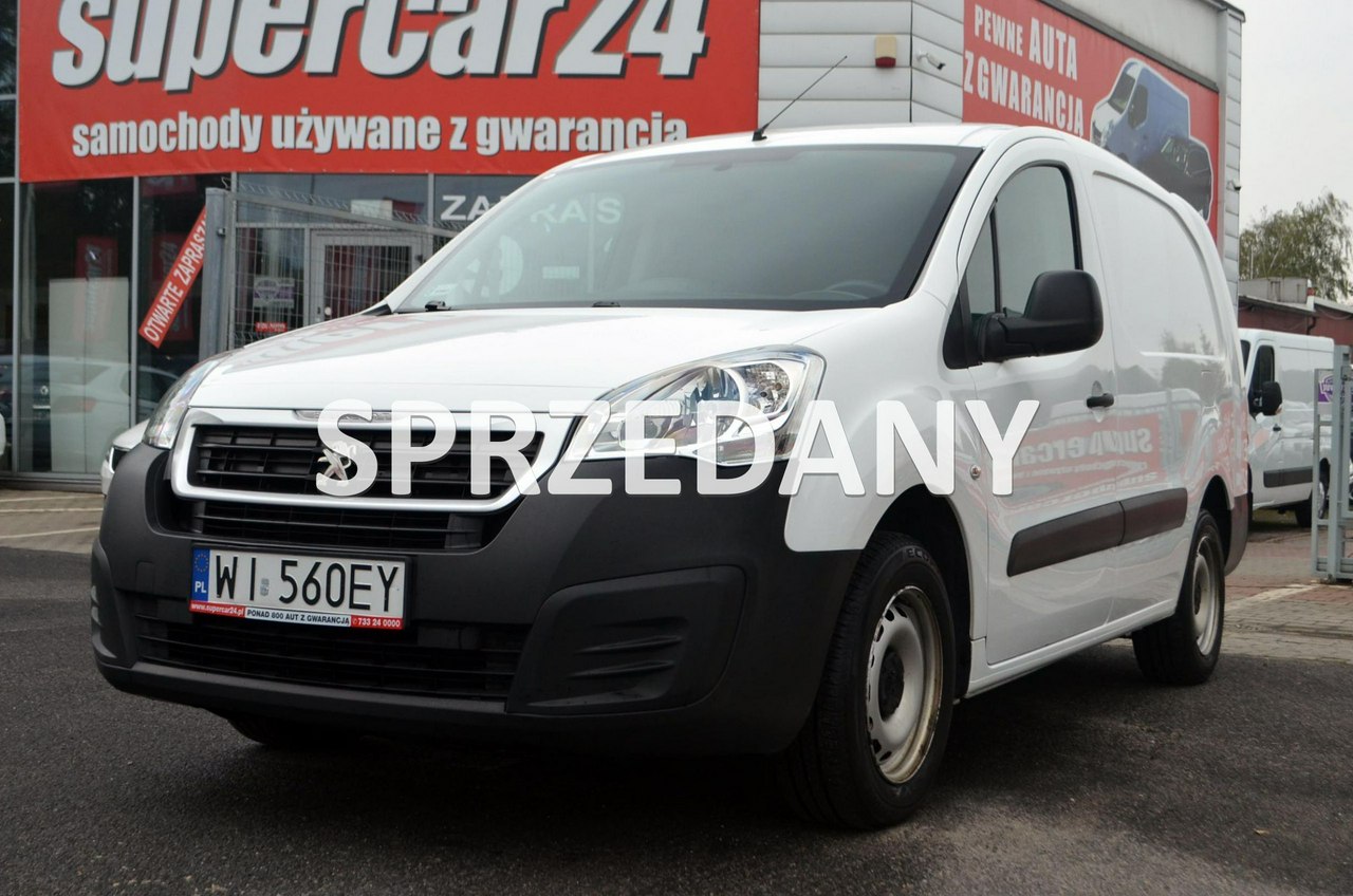 Peugeot Partner Peugeot Partner 1.6 HDi L2 Active, 3 osob., Klima, Salon Pl, FV 23%, G