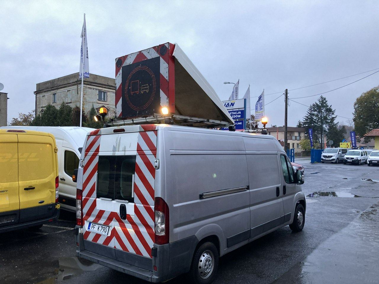 Fiat Ducato Ducato 3.0 JTD 160KM Pilot trasportowy ostrzegawczy gabaryt