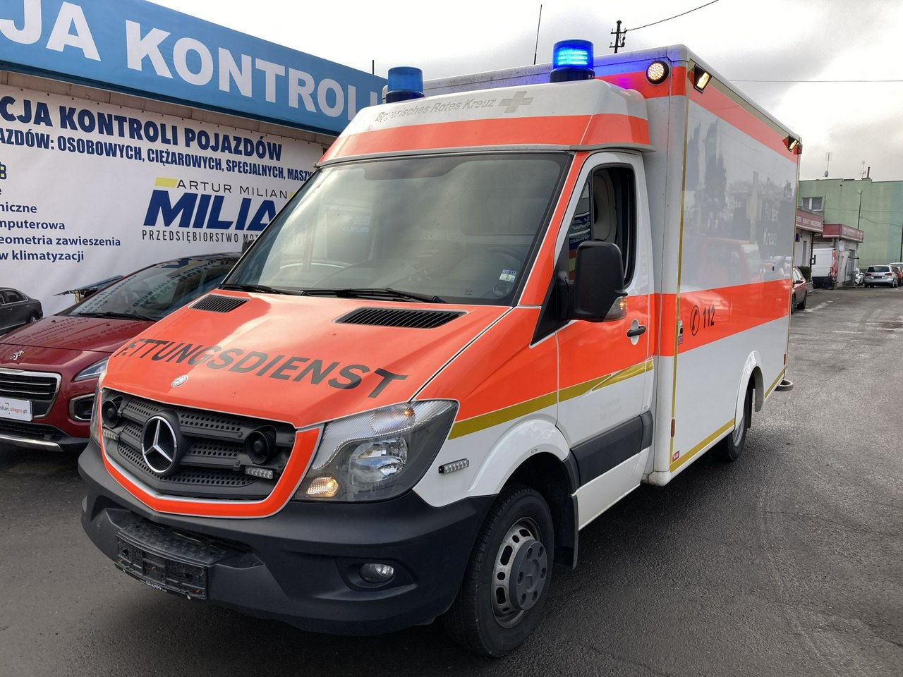 Mercedes Sprinter Sprinter 516 CDI Karetka Ambulans Wyposażona Stryker 2015