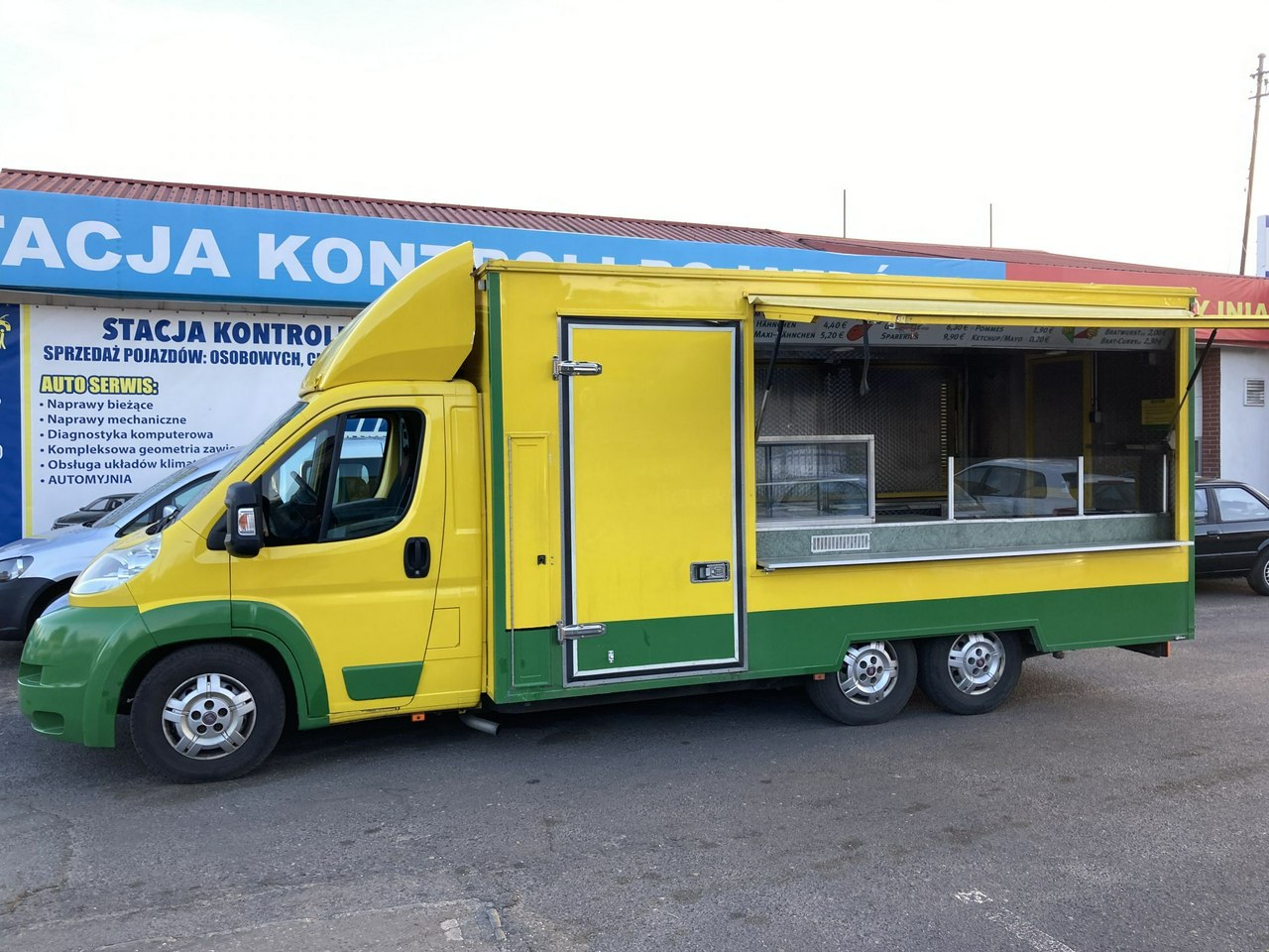 Fiat Ducato Ducato Autogrill Gastronomiczny Food Truck Foodtruck sklep imbis