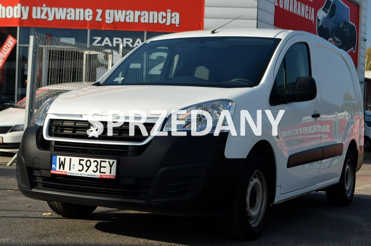 Peugeot Partner Peugeot Partner 1.6 HDi L2 Active, 3 osob., Klima, Salon Pl, FV 23%,