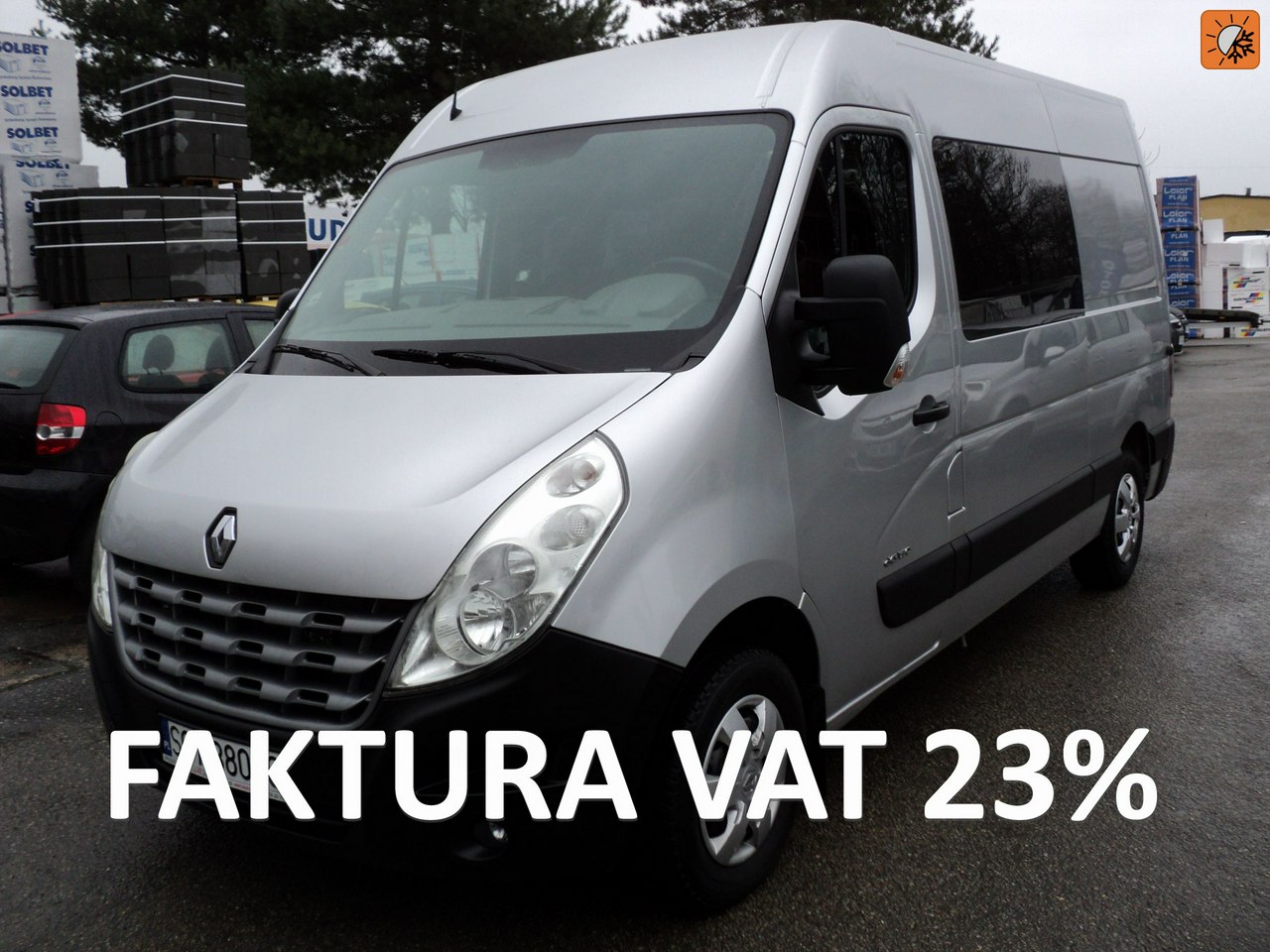 Renault Master 2.3 DCI 146 KM Klimatyzacja Salon PL 6 Osób Webasto F-ra Vat23%