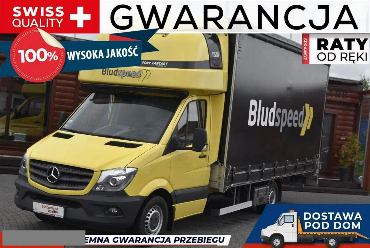 Mercedes Sprinter 5m #Plandeka #Webasto #Sypialnia #Stan Perfekcyjny #Raty #VIDEO