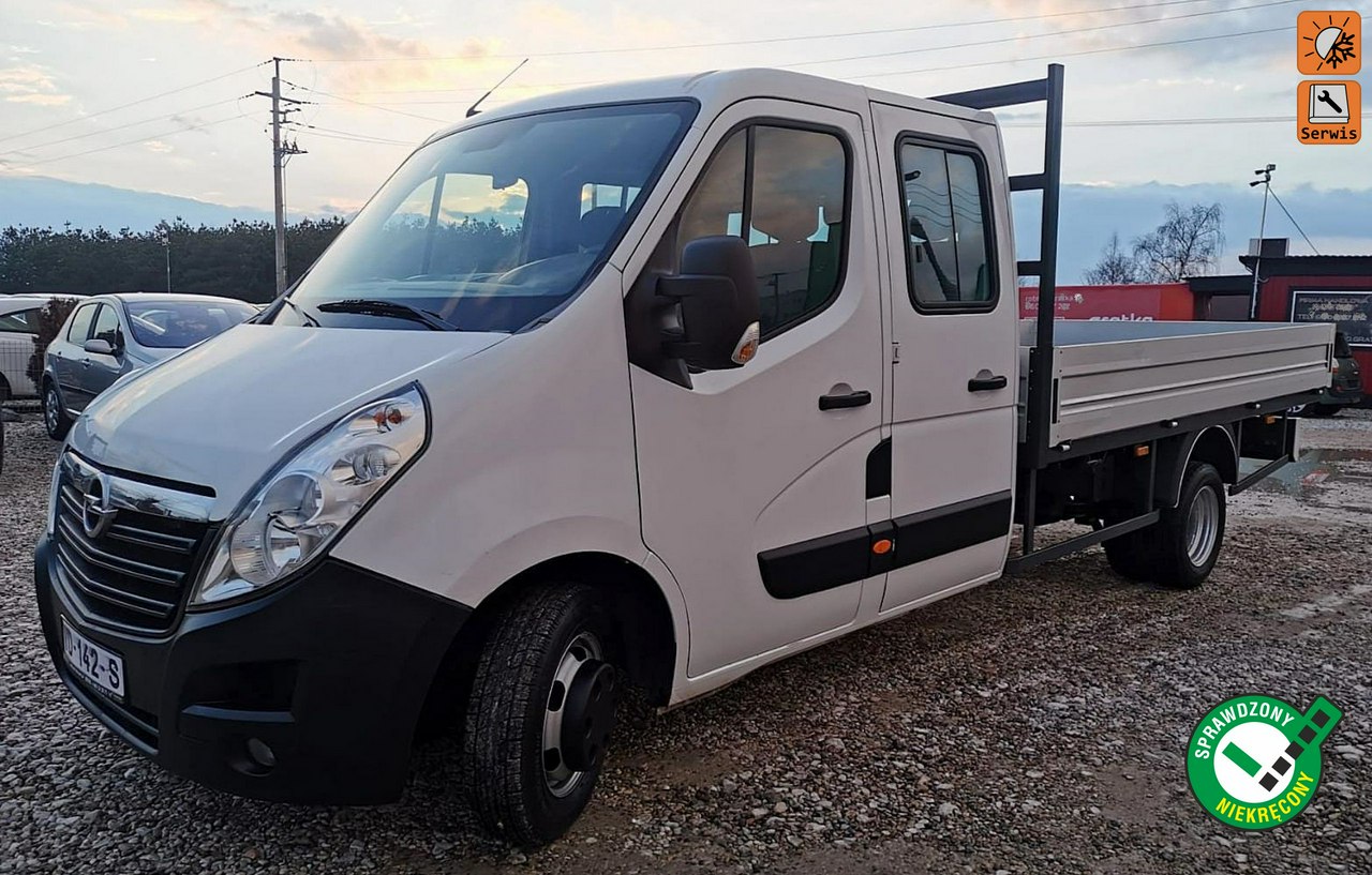 Opel Movano doka RWD bliźniak 7 osób klima