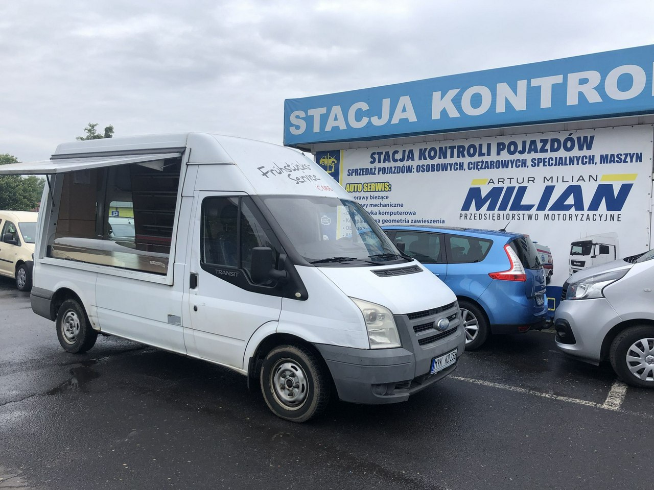 Ford Transit Autosklep pieczywa Gastronomiczny Food Truck Foodtruck Sklepm 2007