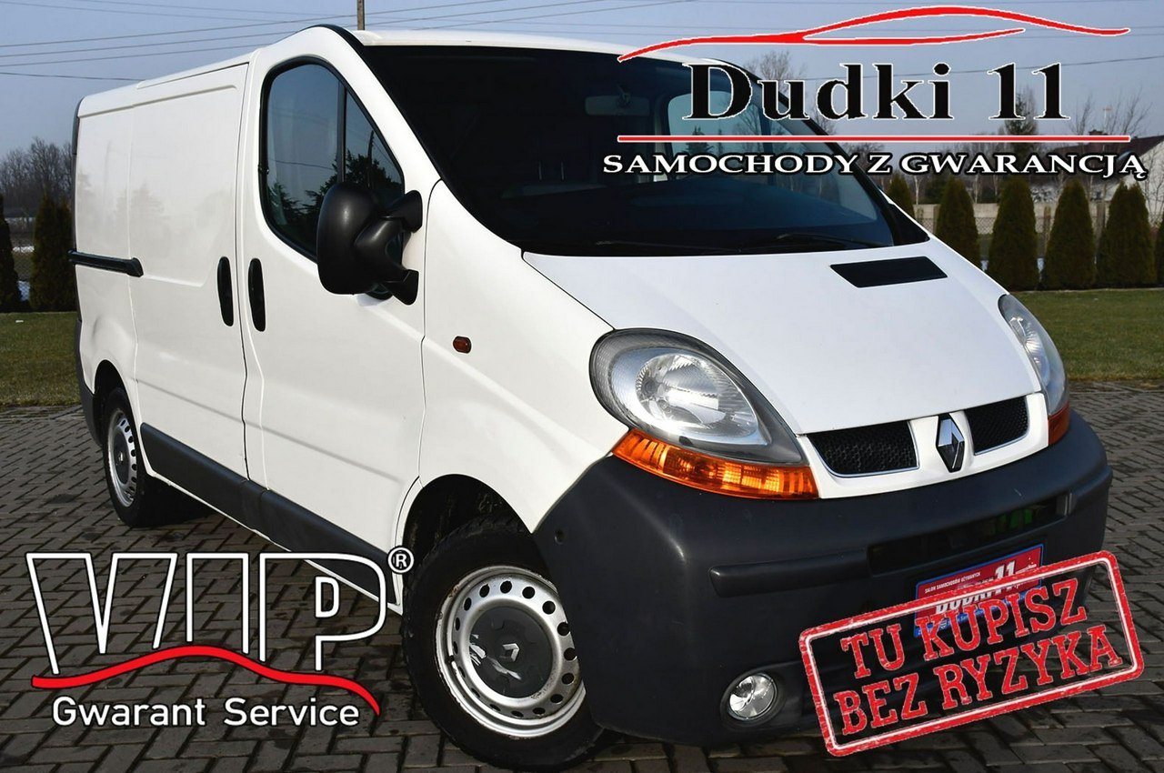 Renault Trafic 1,9DCI DUDKI11 Klimatyzacja.2osoby,Hak,Parktronic,Centralka.