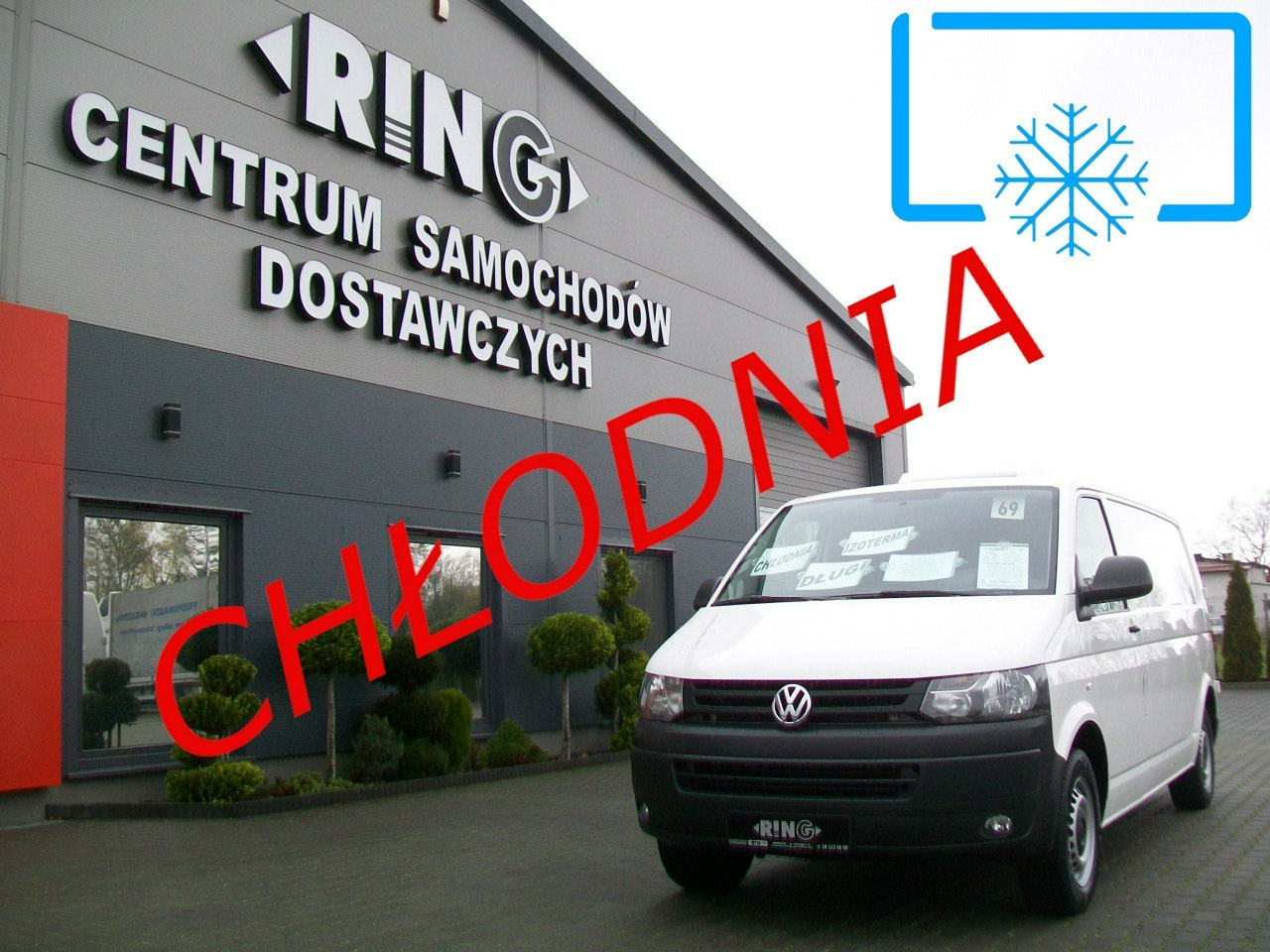 Volkswagen Transporter T5 2,0TDI 102KM A/C CHŁODNIA FRIGO DŁUGI NR 69
