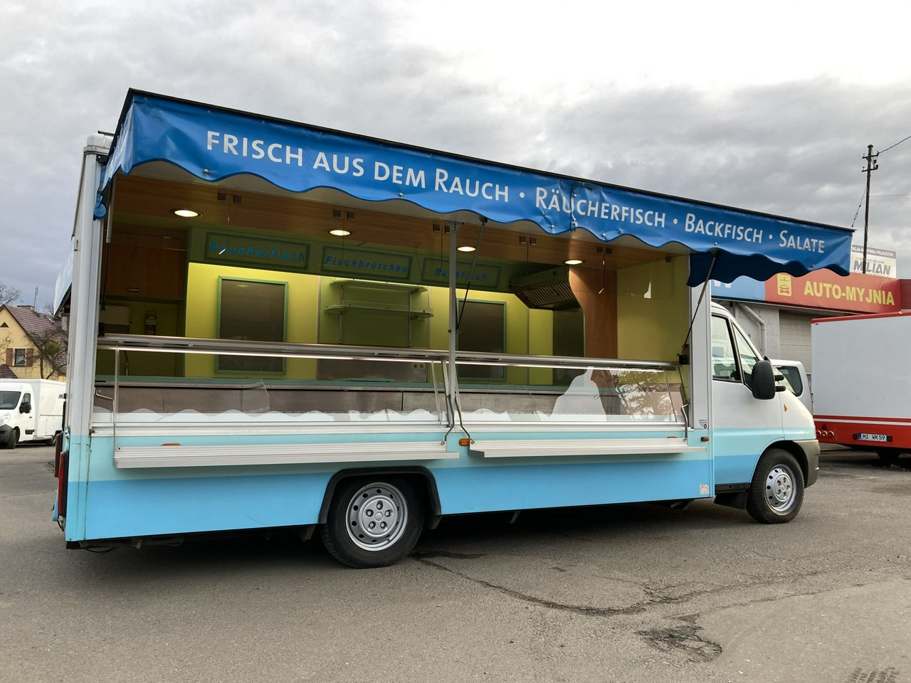 Fiat Ducato Ducato Autosklep Wędlin Gastronomiczny Food Truck Foodtruck Borco