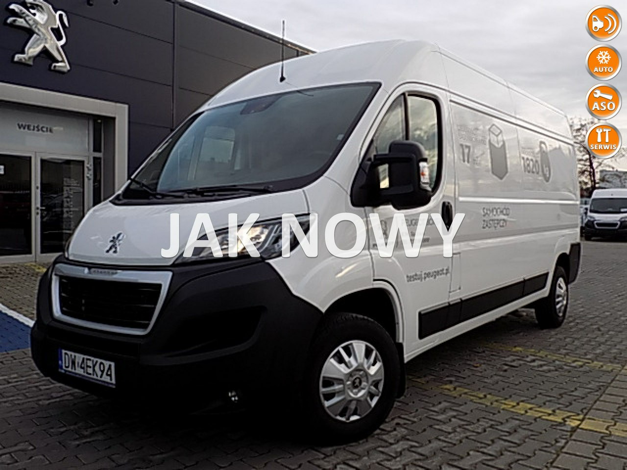 Peugeot Boxer 335 2,0 130KM L3H2/Aktywny fotel/Automatyczna klima/Demo dealera