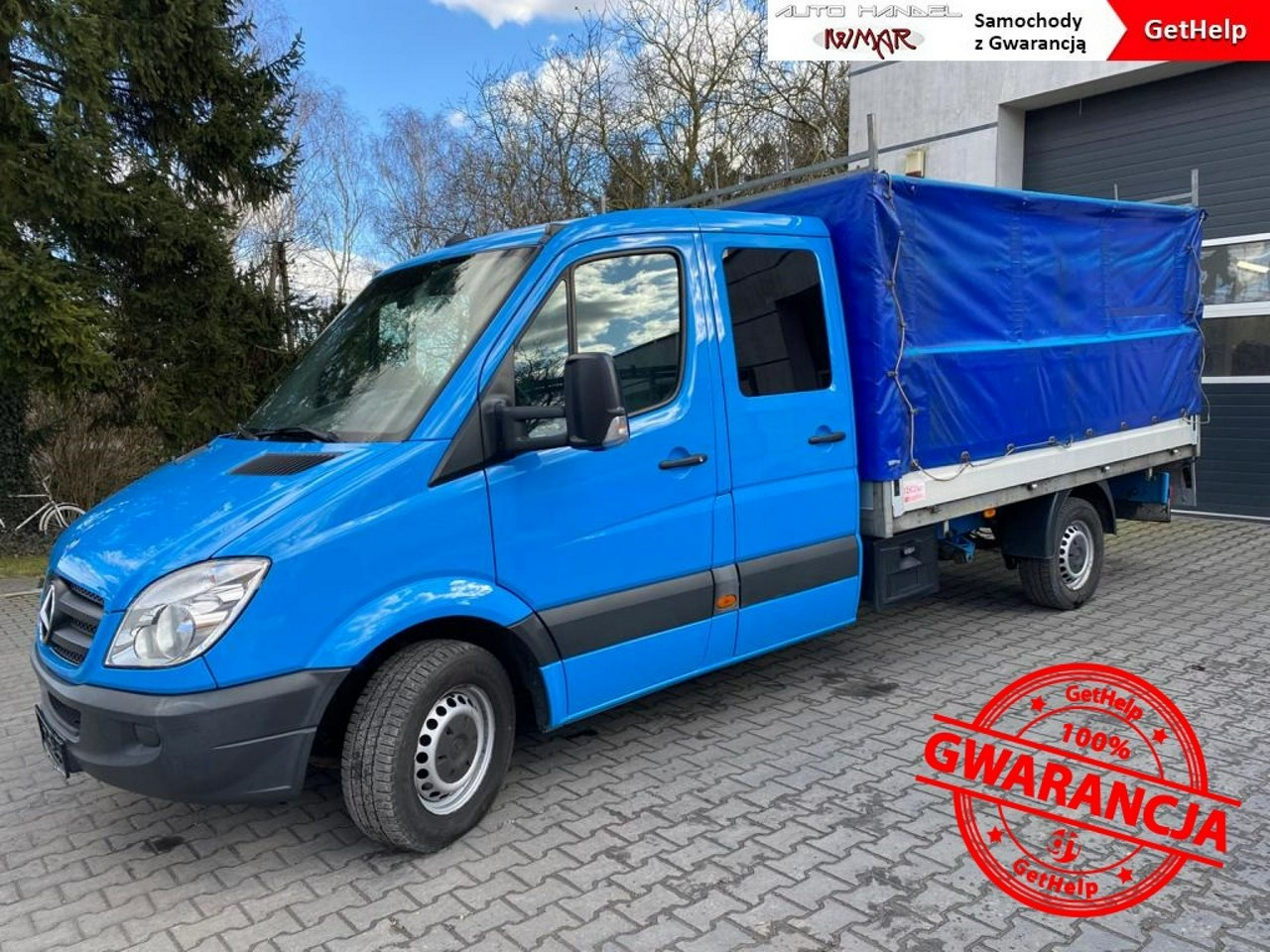 Mercedes Sprinter 2.2*2013*Doka*6/7 osób*3.5 t na haku!*Skrzynia 3.55m*Webasto*Gwarancja