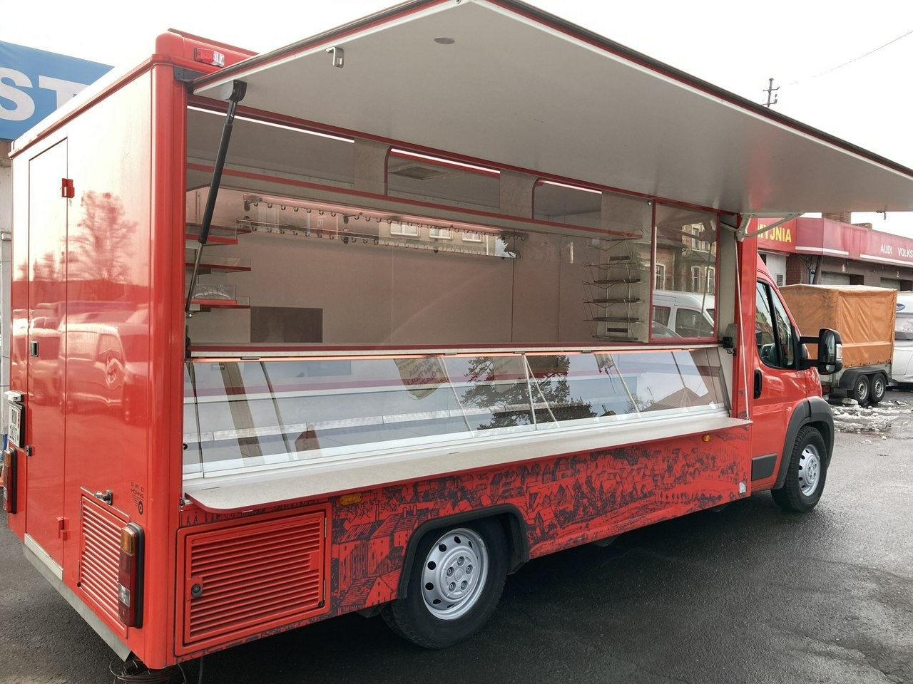 Fiat Ducato Ducato Autosklep Wędlin Gastronomiczny Food Truck Foodtruck Borco 2012