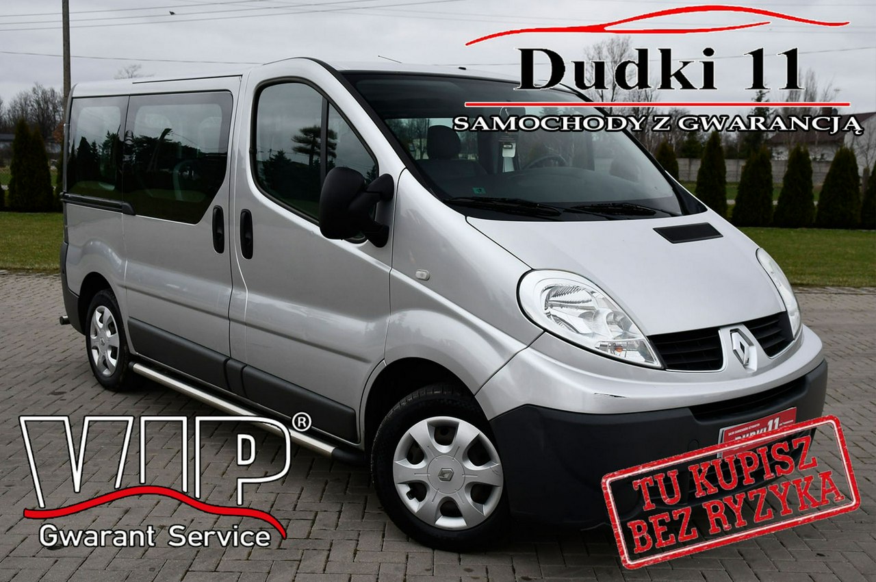 Renault Trafic 2,0Dci DUDKI11 9 Osób,Klimatyzacja,Serwis,6 biegów,Orurowanie,Centralk