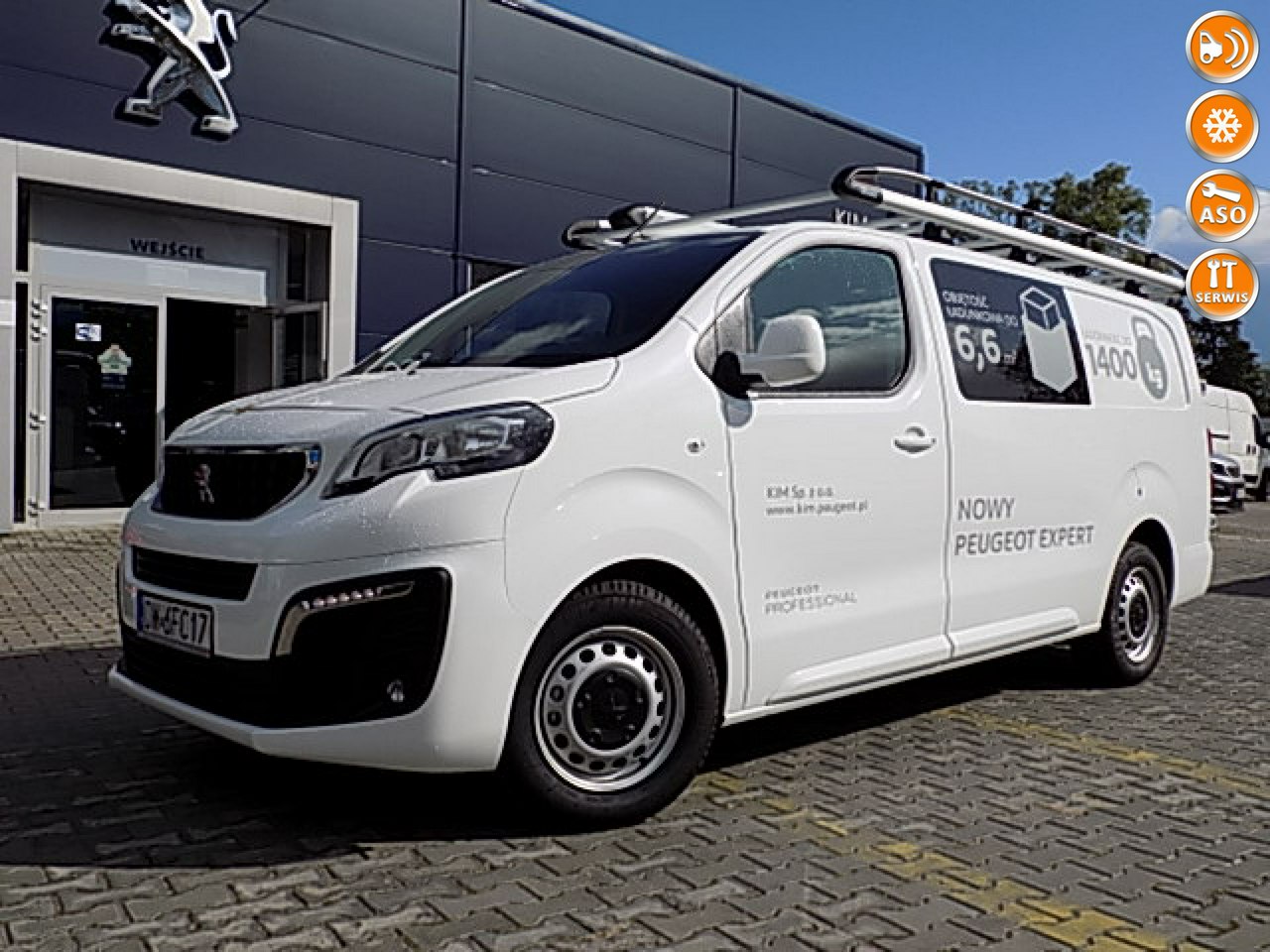 Peugeot Expert 2,0 HDi 120KM Furgon Brygadowy Long 6 osób/Demo Dealera/