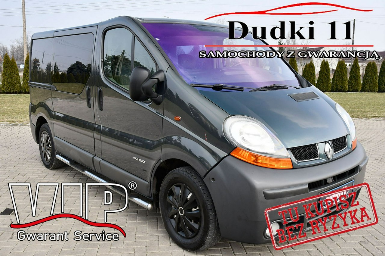 Renault Trafic 1,9d DUDKI11 Klimatyzacja,6 foteli,Centralka,El.szyby.Hak.OKAZJA