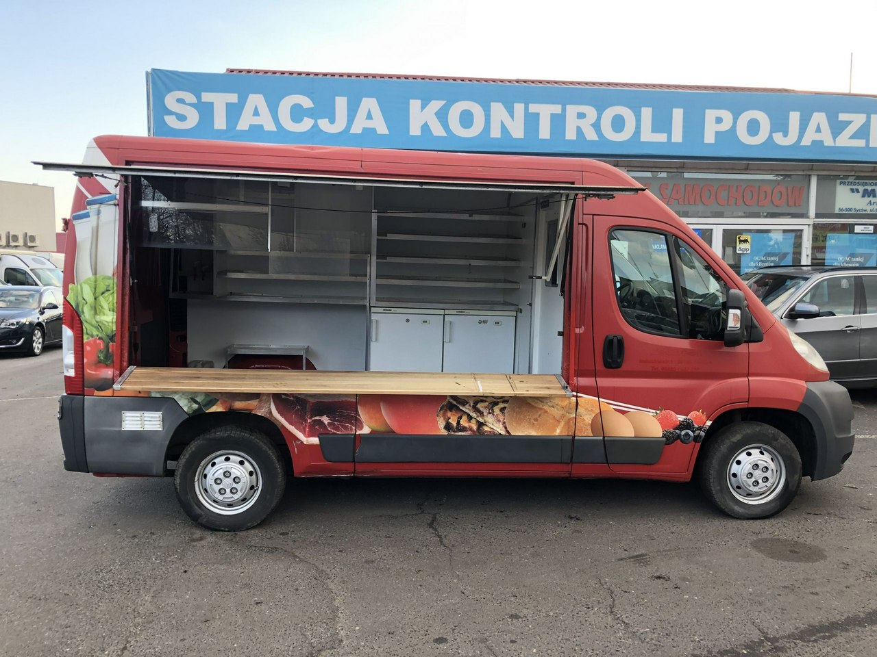 Citroen Jumper Jumper Autosklep Gastronomiczny Foodtruck Sklep imbis Food truck 2012