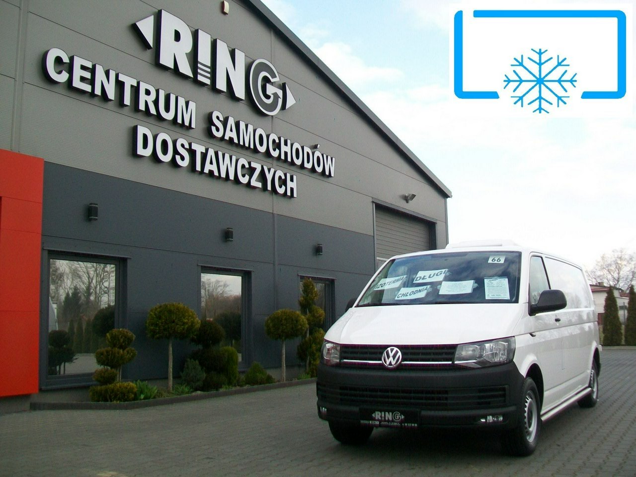 Volkswagen Transporter T6 2,0TDI 102KM A/C CHŁODNIA DŁUGI MODEL 16r NR 66