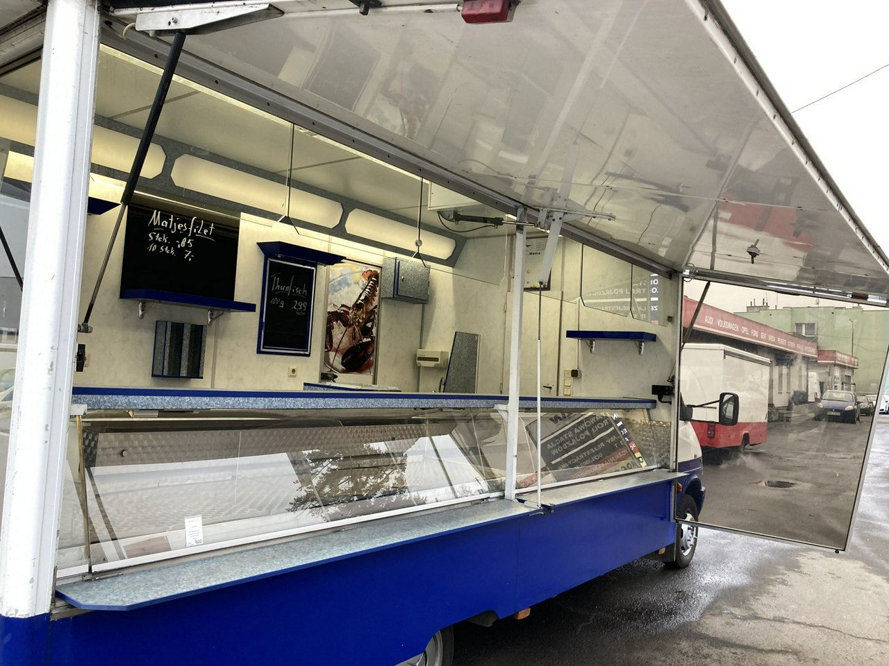 Mercedes Sprinter Sprinter Autosklep Gastronomiczny wędlin Ryb Food Truck Foodtruck Borc