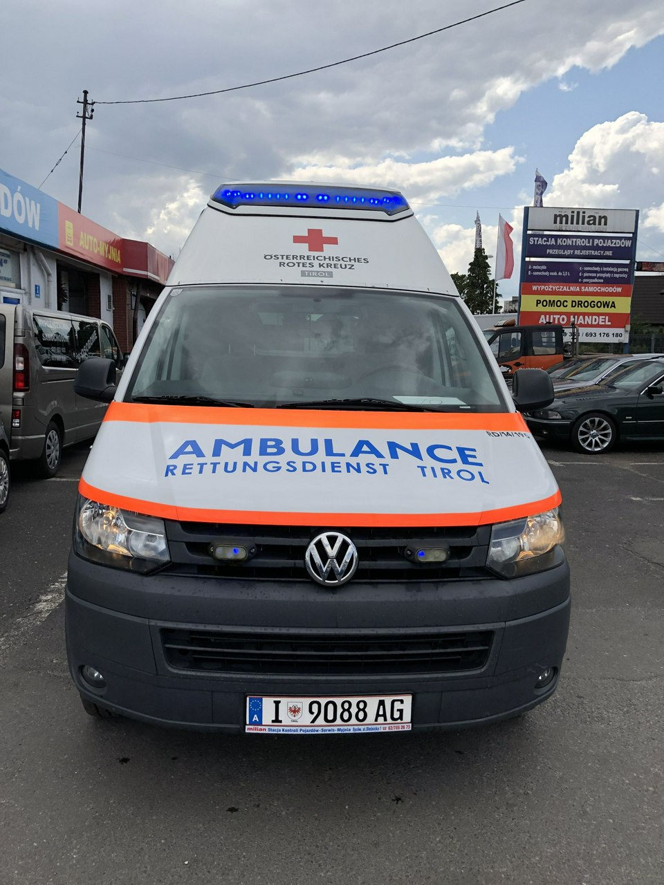 T6 Ambulans Karetka 4X4 2,0TDI 180KM 300750km DIN 1789 Super stan