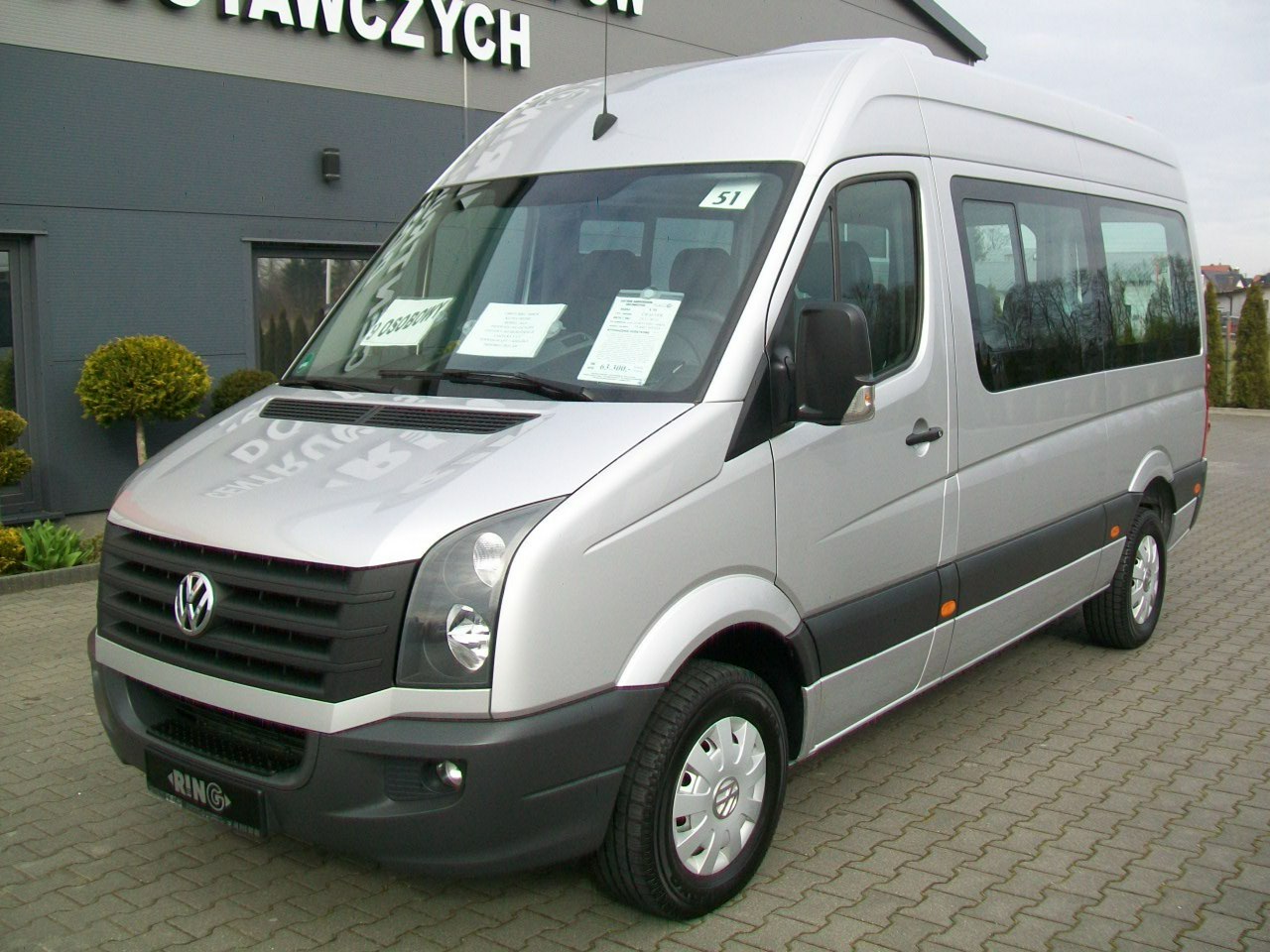 Volkswagen Crafter 2,0TDI 164KM 2xA/C 9 OSÓB L2H2 MOD 13r SERWIS NR 51