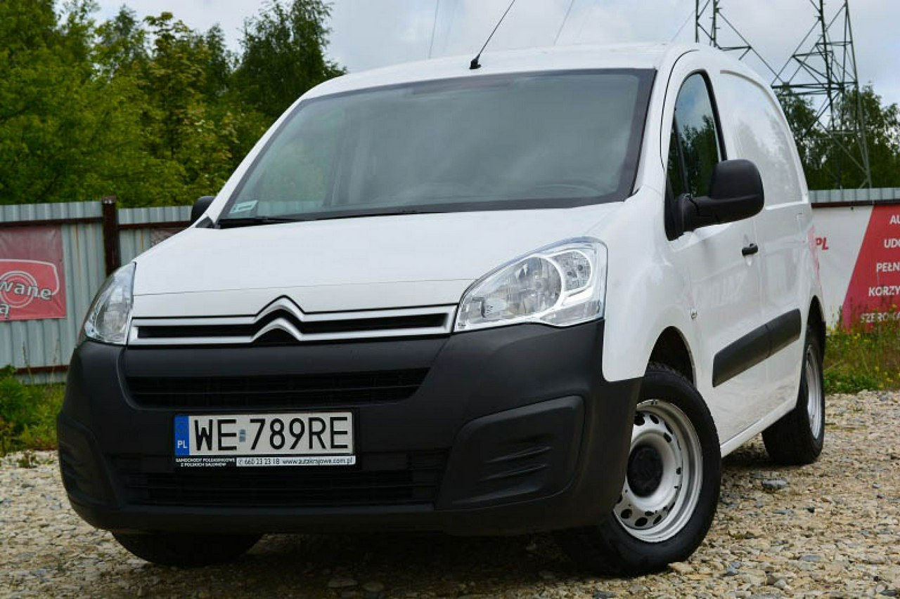 Citroen Berlingo 1.6HDI 90KM, 1 wł, salon PL, fvat 23%