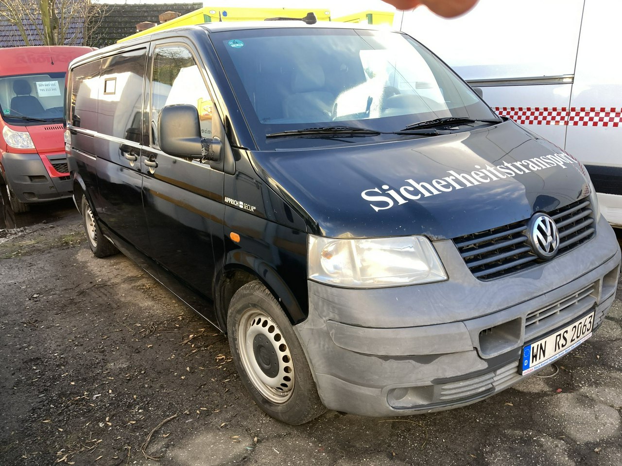 Volkswagen Transporter T5 Bankowóz Kuloodporny do przewozu pieniędzy Din en 1063 Klima