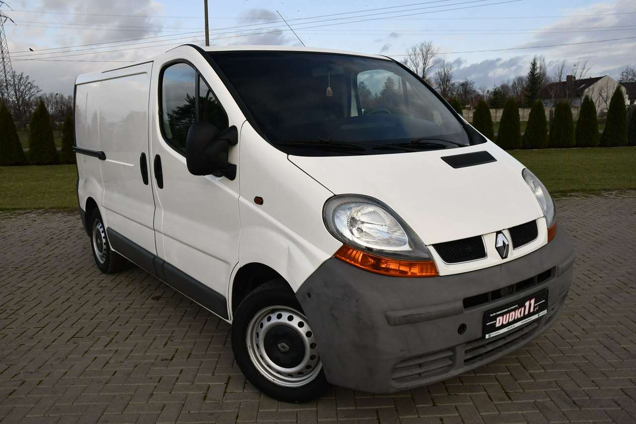 Renault Trafic 1,9d DUDKI11 Klimatyzacja,Serwis,3 osoby,Manual,Blaszak,