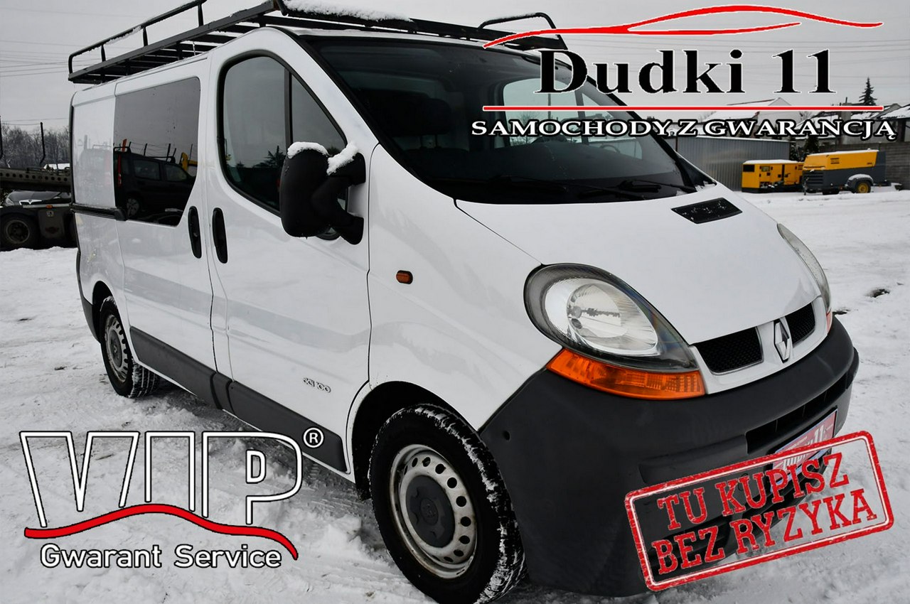 Renault Trafic 1,9D DUDKI11 3 Osoby, Centralka,kredyt,OKAZJA,Manual.