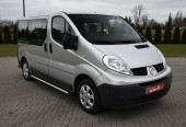 Renault Trafic 2,0Dci DUDKI11 9 Osób,Klimatyzacja,Serwis,6 biegów,Orurowanie,Centralk