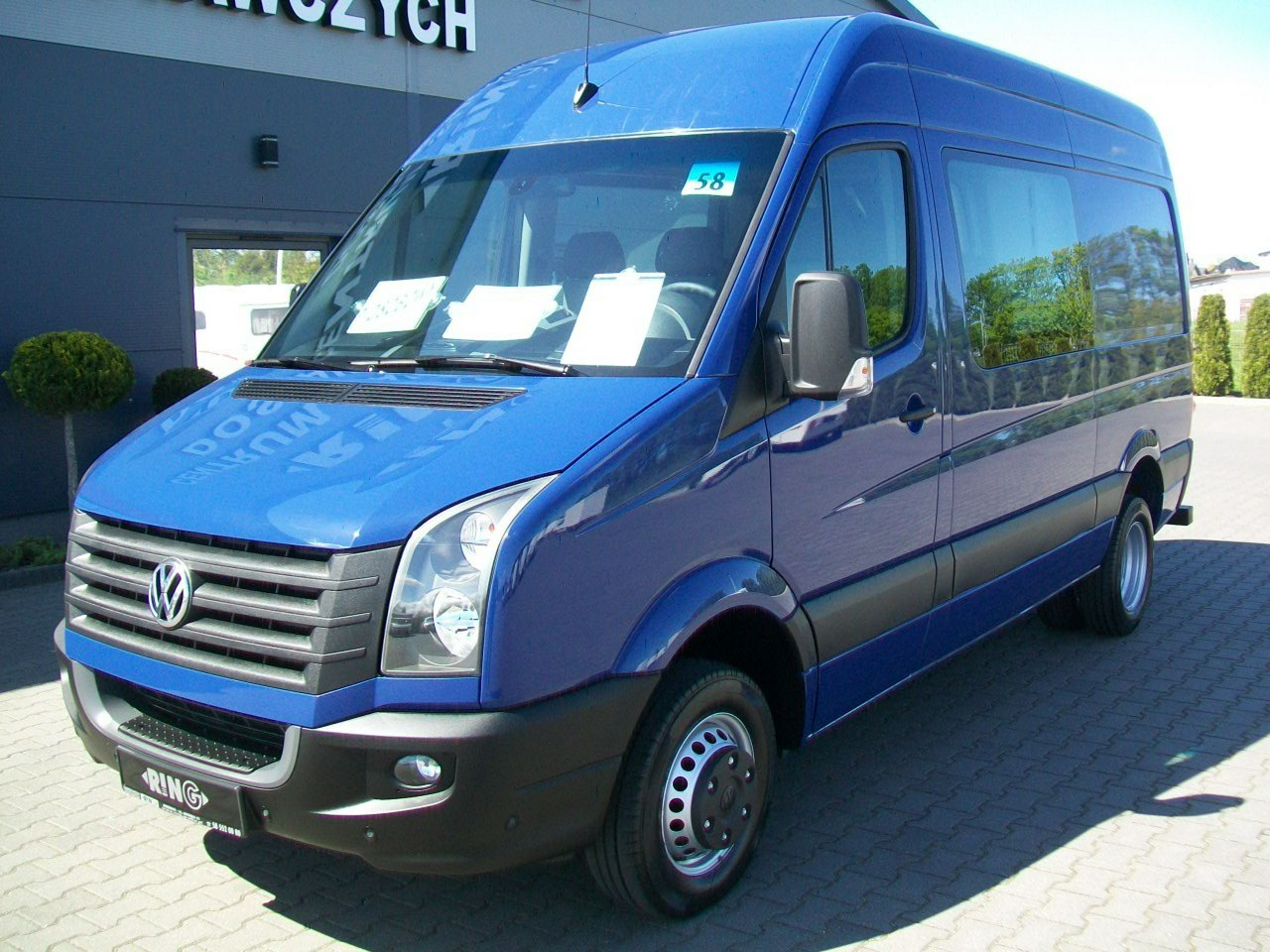 Volkswagen Crafter 2,0BITDI 164KM A/C 7 OS BLIŹNIAKI NA KAT B NAVIGACJA NR 58