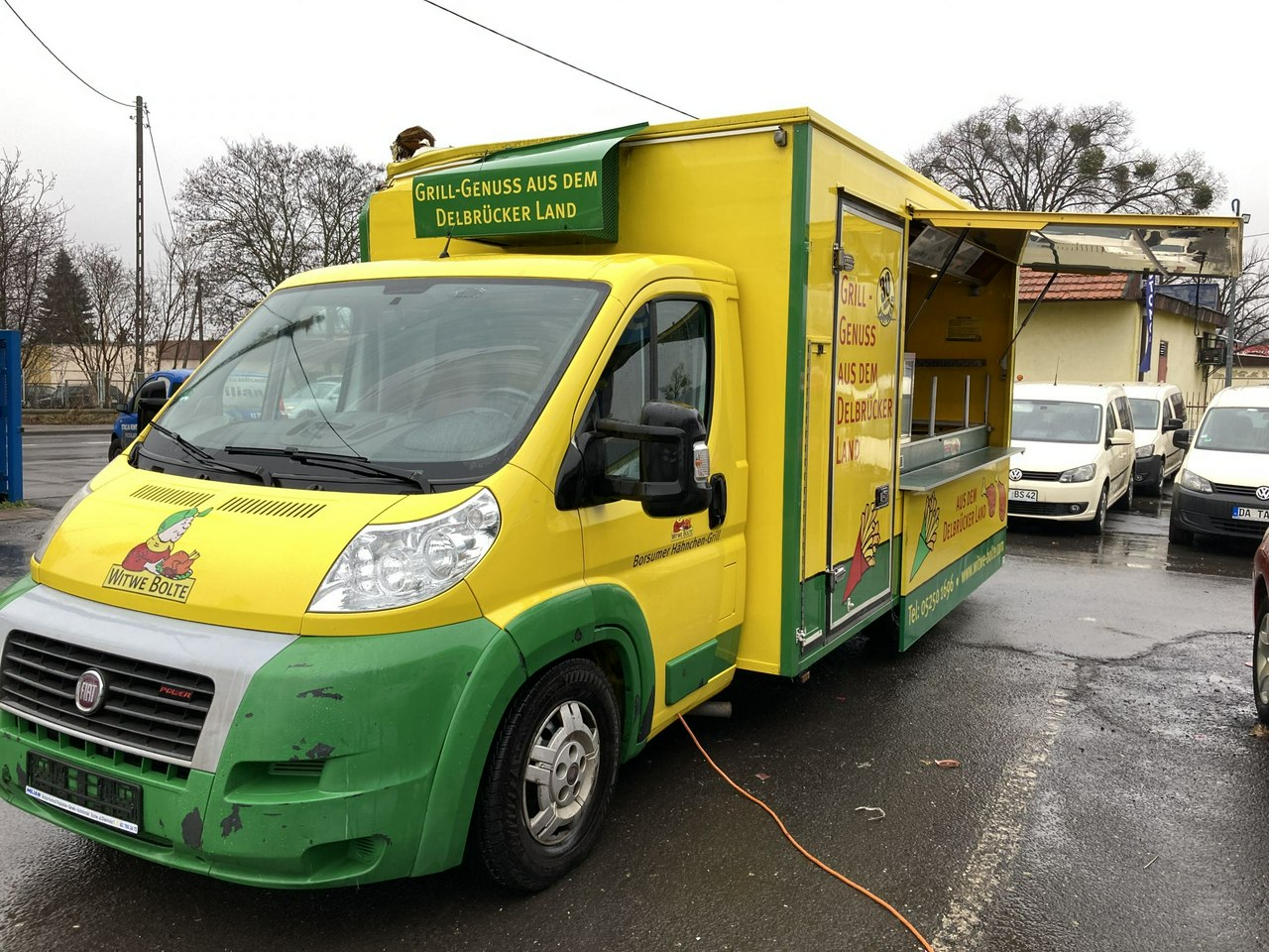 Fiat Ducato Ducato Autogrill Gastronomiczny Food Truck Foodtruck Kurcze-pieczone